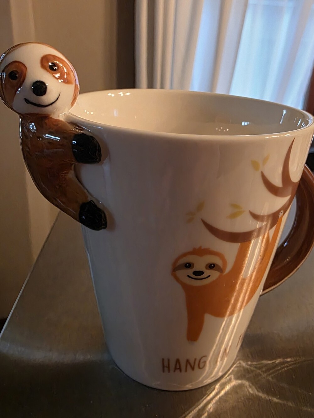 Sloth 3D Mug & Coaster Set Infloatables New In Box NIB - Picture 8 of 11